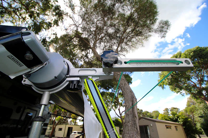 Caravan & RV All-In-One Clothesline Brackets Caravan & RV Clothesline Brackets Load Test Caravans Motorhomes Camping